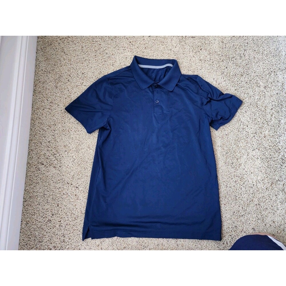 Champion Golf Polo Shirt Moisture Wicking Athletic Navy Men's M